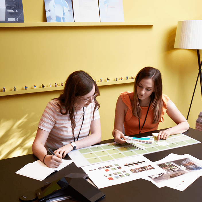 Storyboarding Desk Image